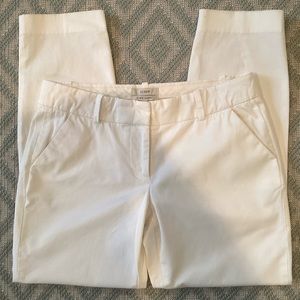 J. Crew White Cafe Capri Pants Size 0